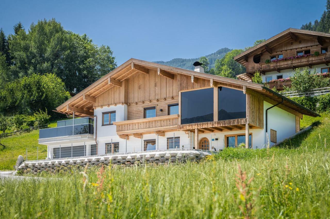 Chalet Bergzeit Ferienhaus mit Sauna&Wellness Fuegenberg Exterior foto
